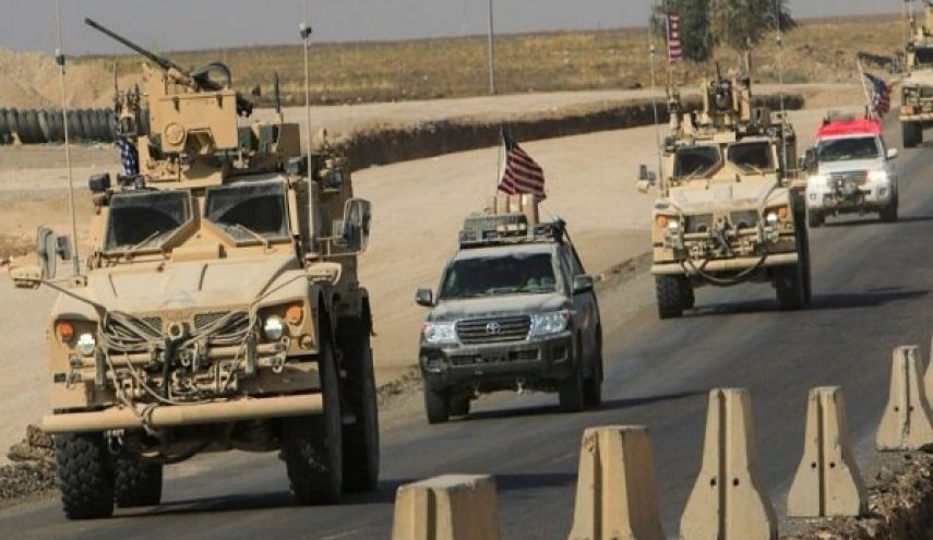 ورود یک کاروان نظامی آمریکایی به عراق