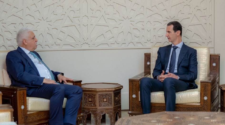 الرئيس الأسد يتسلم رسالة من رئيس الوزراء العراقي