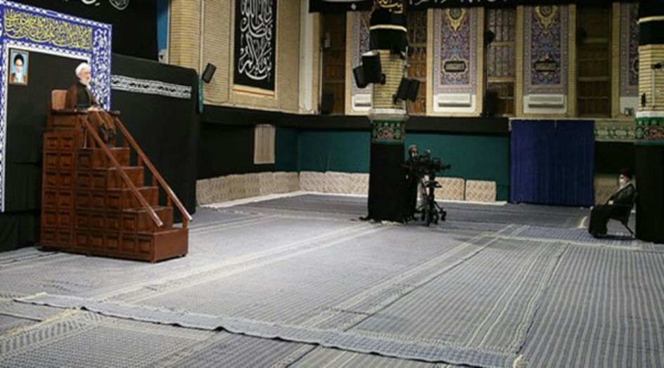 إقامة مراسم عزاء الليلة السابعة من شهر محرم الحرام بحضور قائد الثورة الاسلامية