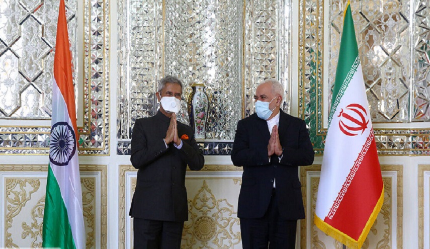 وزيرا خارجية ايران والهند يبحثان سبل توسيع العلاقات الثنائية والتجارية