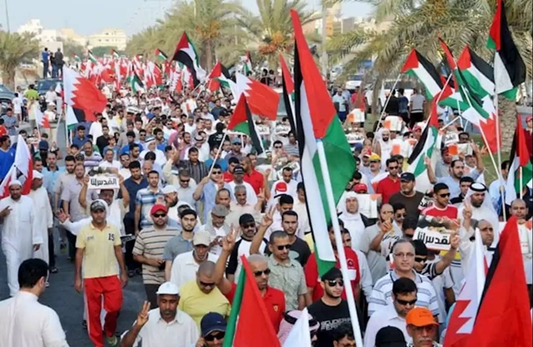 تظاهرات مردم بحرین در مخالفت با عادی‌سازی روابط با رژیم صهیونیستی