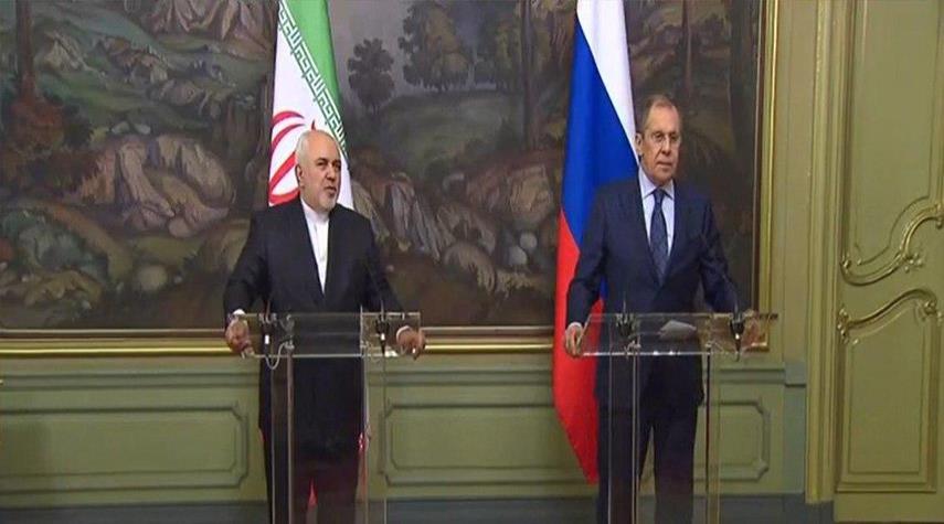 ظريف و لافروف.. إتفاق على التعاون الاقتصادي والنووي الإيراني و سوريا