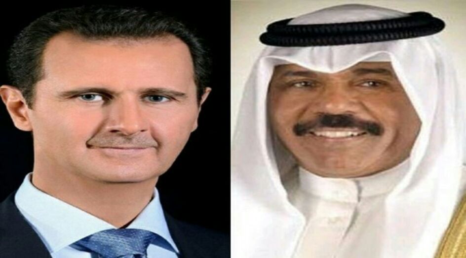 الأسد يعزي أمير الكويت الجديد بوفاة صباح الجابر الأحمد الجابر الصباح