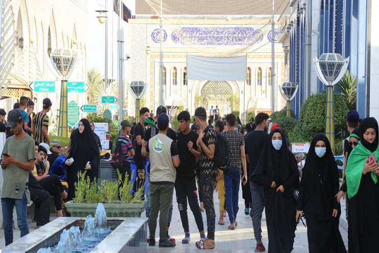 بالصور...مدينة سيد الاوصياء للزائرين تفتح أبوابها لزوار الأربعين الحسيني