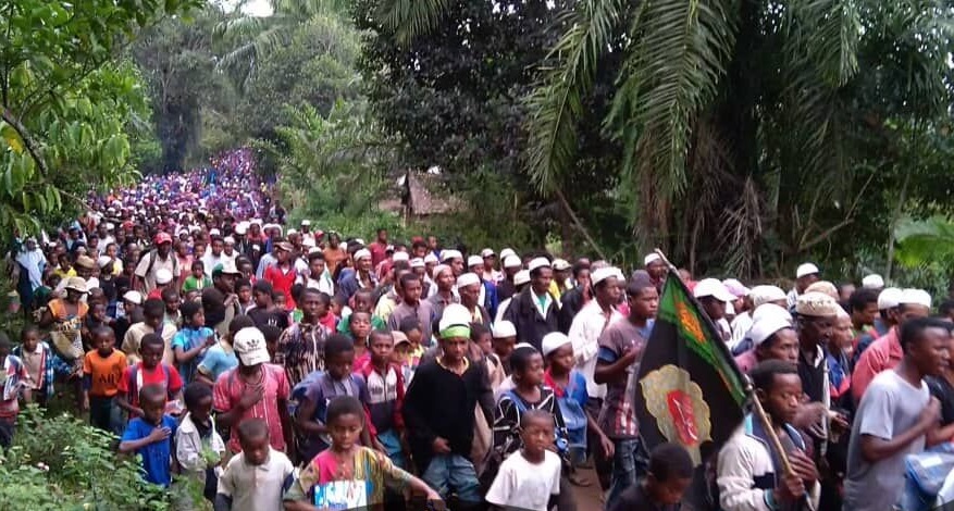 تصاویری از مراسم پیاده روی اربعین حسینی در ماداگاسکار + عکس