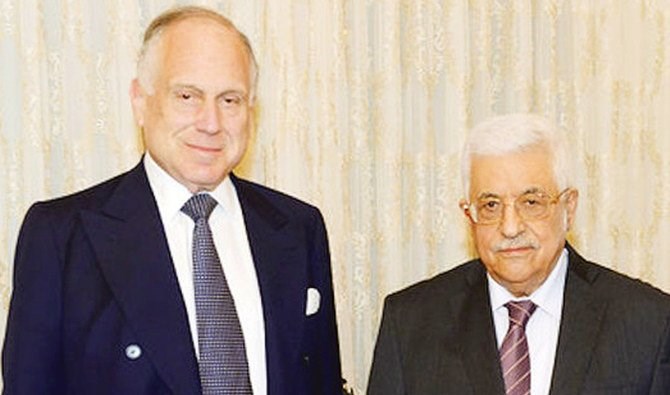 دیدار رئیس کنگره جهانی یهود با محمود عباس