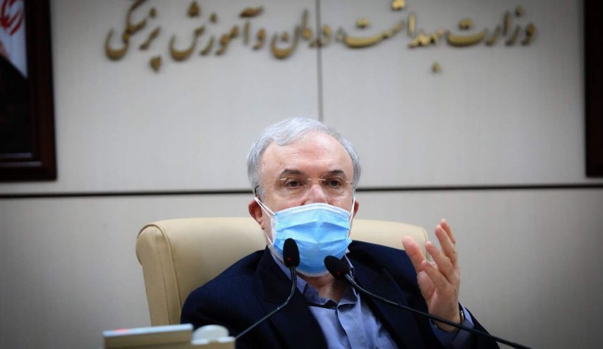 وزير الصحة : إيران تصارع كورونا مكتوفة الايدي بسبب الحظر الامريكي