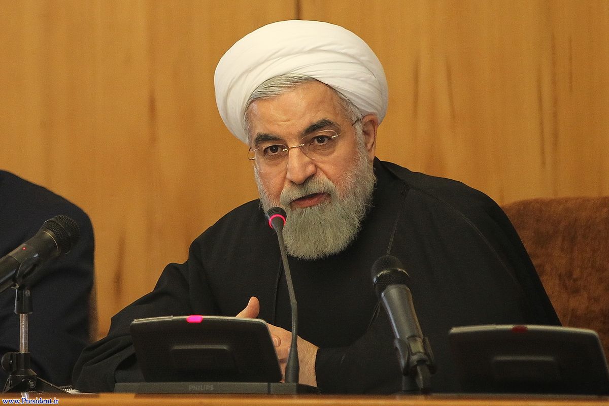 روحانی در جلسه هیات دولت:  لغو تحریم تسلیحاتی پیروزی مهم برای مردم ایران است