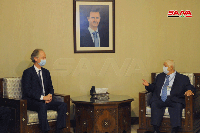 دیدار فرستاده سازمان ملل با وزیر خارجه سوریه