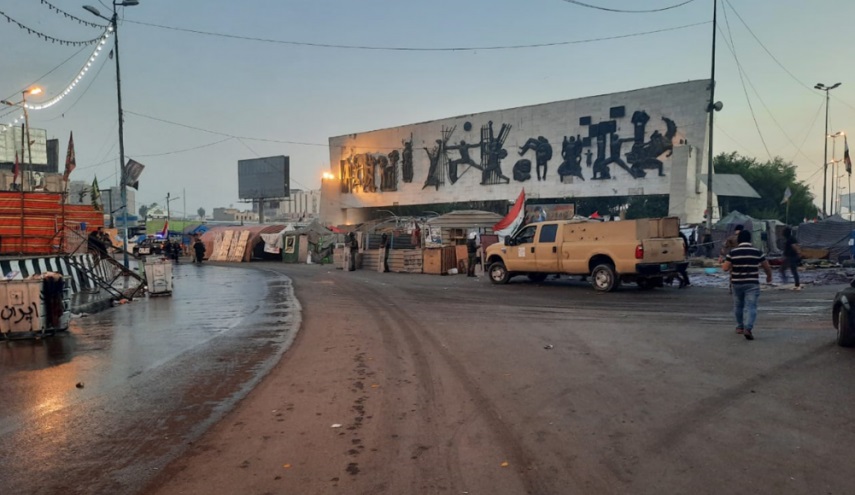 بالصور..فتح ساحة التحرير في العاصمة العراقية بغداد امام حركة السير