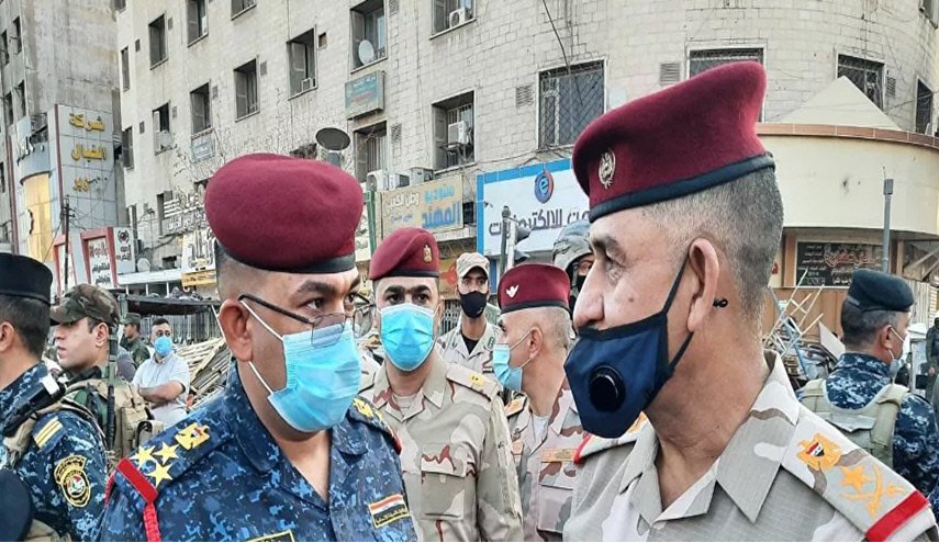 القوات الأمنية تنتشر في ساحة التحرير وسط بغداد
