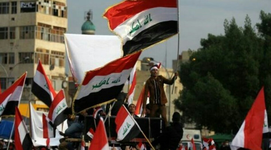 تظاهرات في بغداد احتجاجا على بقاء القوات العسكرية الامريكية