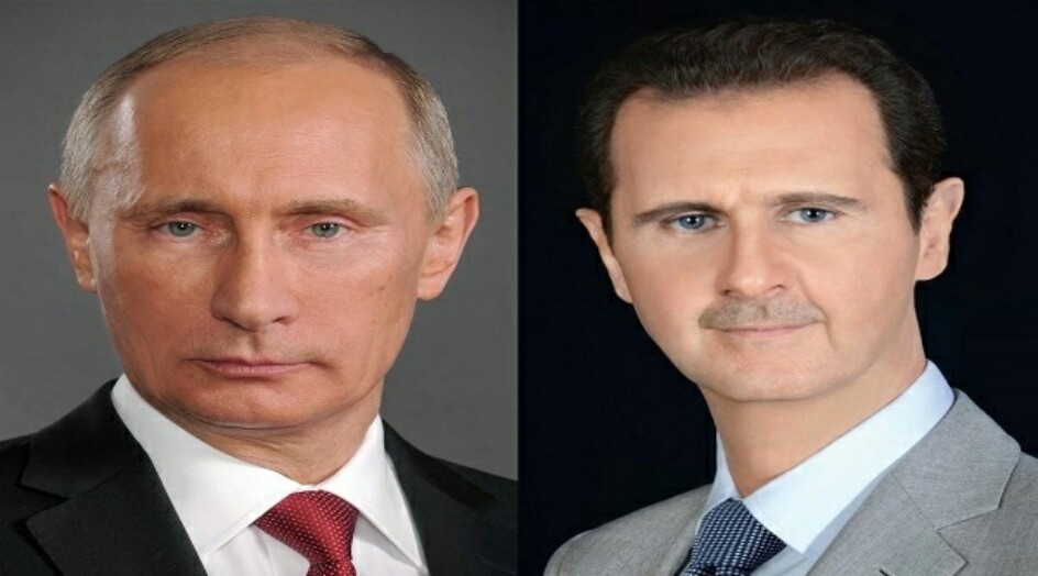 بوتين يجري اتصالا عبر الفيديو مع الرئيس السوري