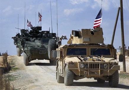 ورود سومین کاروان نظامیان آمریکا از سوریه به عراق