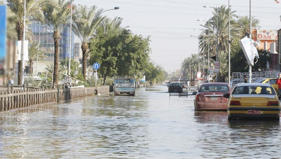 تقرير مفصل من الأنواء العراقية حول حالة الطقس للأيام الاربعة المقبلة 