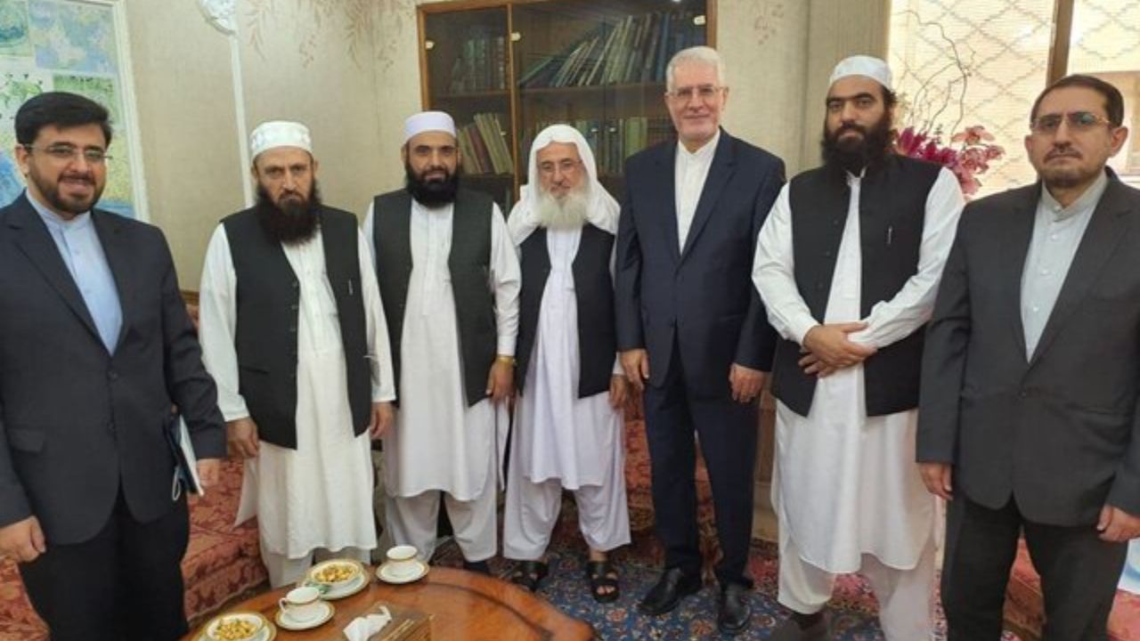 دیدار هیات طالبان با سفیر ایران در قطر  