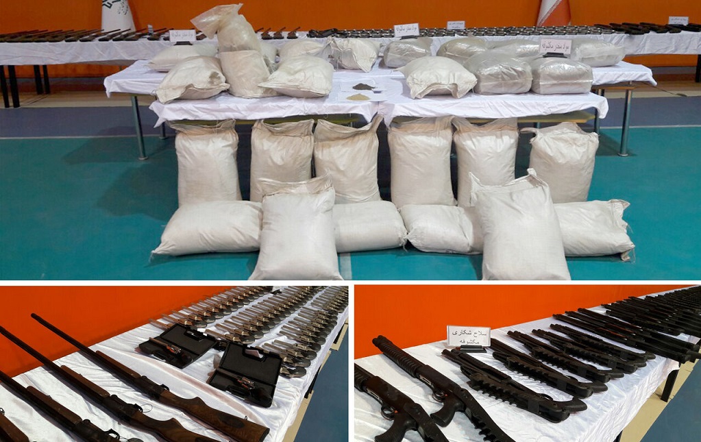 بازداشت اعضای باند بین المللی قاچاق سلاح و مواد مخدر