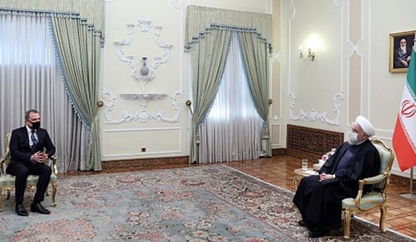 الرئيس روحاني يعلن استعداد ايران لدعم الهدنة بين آذربيجان وارمينيا