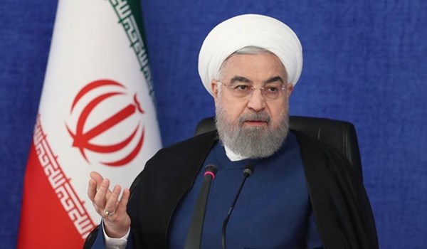 روحاني: تدشين الخط السككي بين ايران وافغانستان يعزز العلاقات بين البلدين