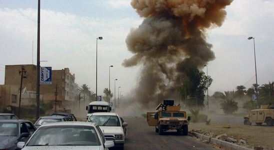 انفجار در مسیر کاروان نیروهای آمریکایی در عراق