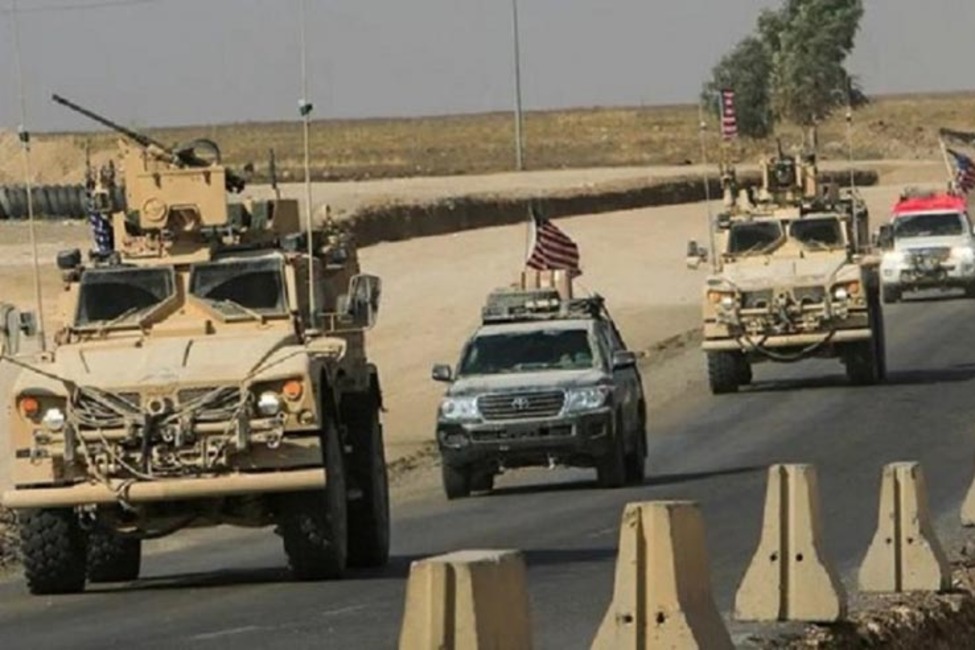 انهدام کاروان نظامی تروریست‌های آمریکایی در جنوب عراق