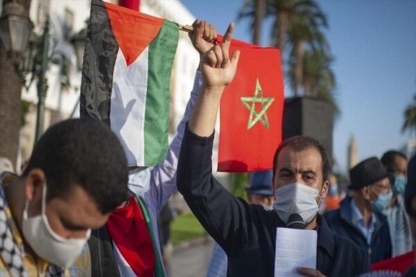 تظاهرات مردم مغرب ضد عادی سازی روابط با رژیم صهیونیستی 