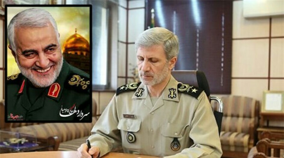 وزير الدفاع الايراني: الشهيد سليماني اربك حسابات اميركا في المنطقة