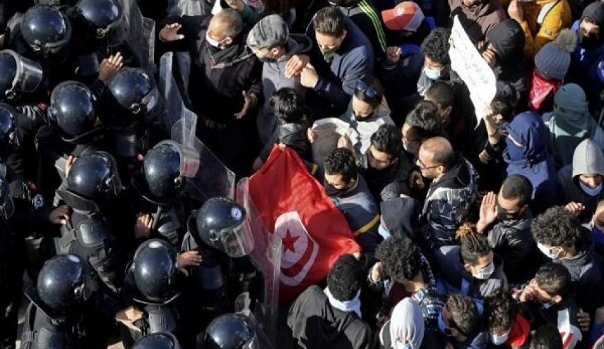 ادامه ناآرامی و تظاهرات در تونس 