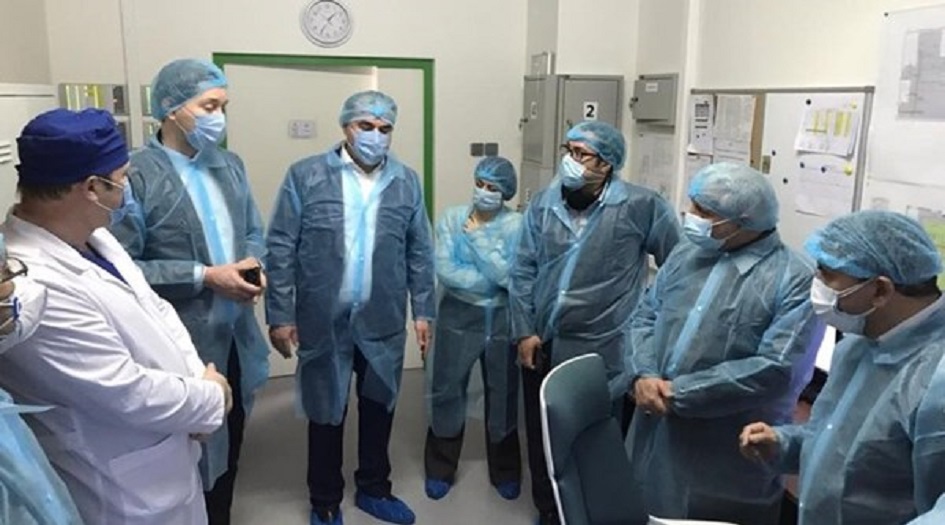 وفد صحي ايراني يتفقد خط انتاج اللقاحات في روسيا