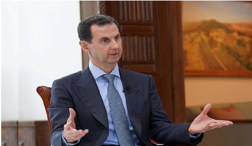 الرئيس السوري بشار الاسد يستقبل مسؤولا ايرانيا كبيرا