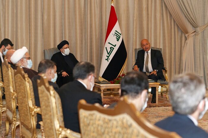 رئیسی در دیدار برهم صالح: آمریکا جز جابجایی داعش در منطقه کار دیگری نمی‌کند