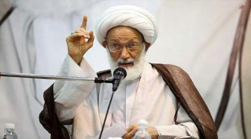شیخ عیسی قاسم : اقدامات سرکوبگرانه و شکنجه نمی تواند صدای ملت بحرین را خاموش کند