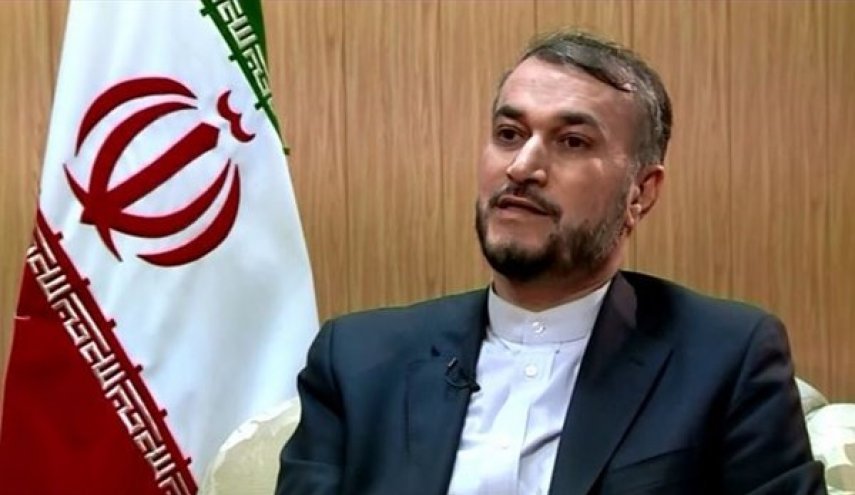 عبداللهيان: علي بايدن التحدث مع الشعب الايراني العظيم بقوة المنطق وليس بمنطق القوة