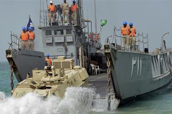 رزمایش دریایی عربستان در آب‌های خلیج فارس