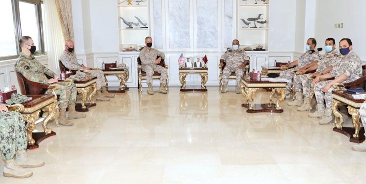 مقامات نظامی آمریکا و قطر در دوحه دیدار کردند