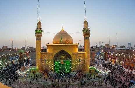 تصویری زیبا از حرم حضرت علی علیه السلام