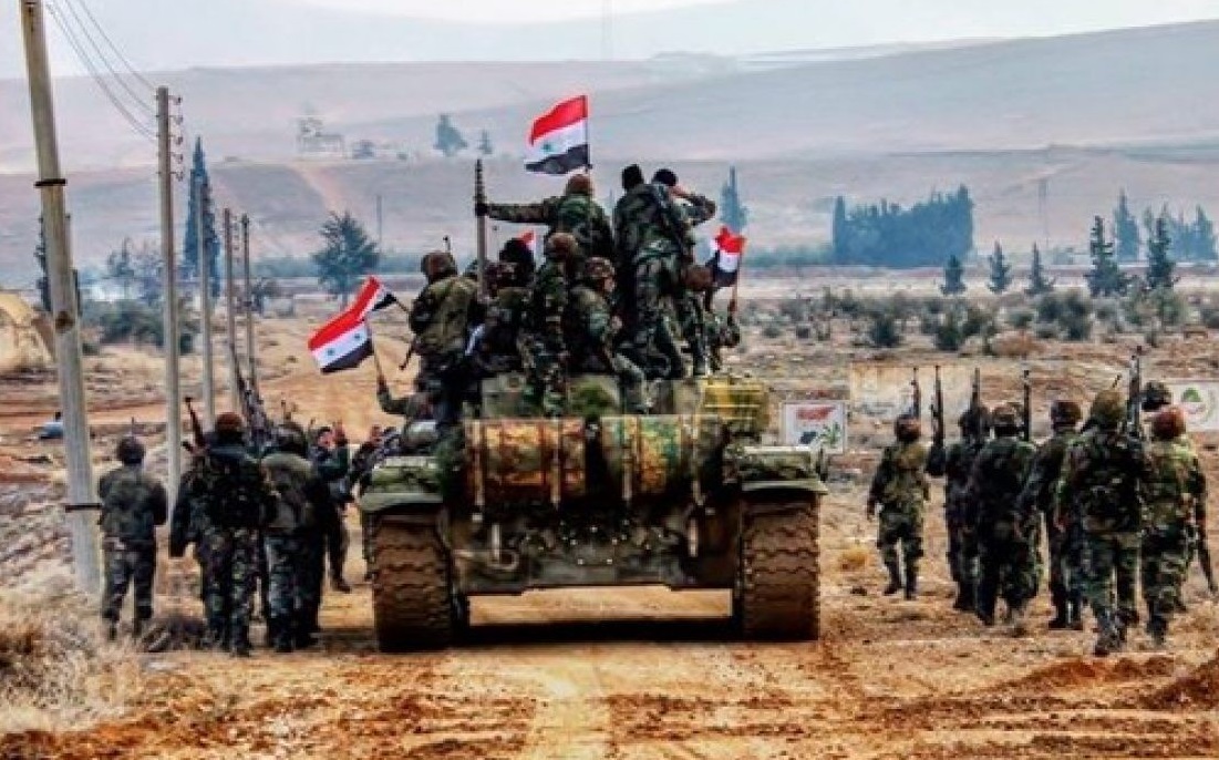کشف و ضبط مقادیر زیادی تسلیحات تکفیری‌ها توسط ارتش سوریه
