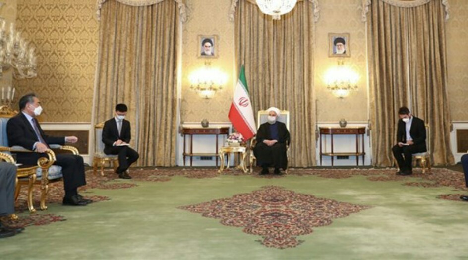 الرئيس روحاني يدعو للاسراع بتنفيذ الاتفاقيات بين ايران والصين