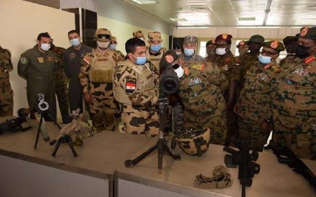مناورات عسكرية بين مصر والسودان