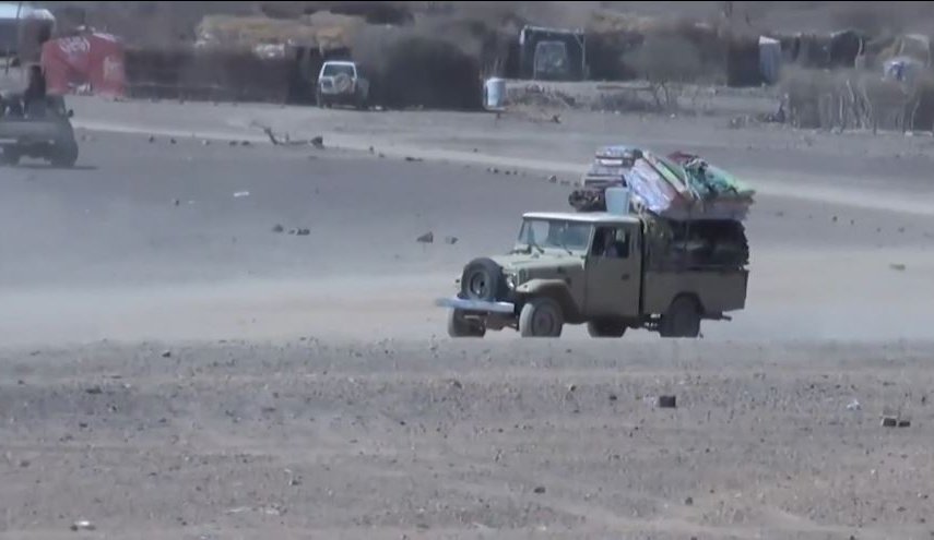 اليمن.. مرتزقة العدوان السعودي تستخدم مخيمات النازحين بمأرب ثكنات عسكرية