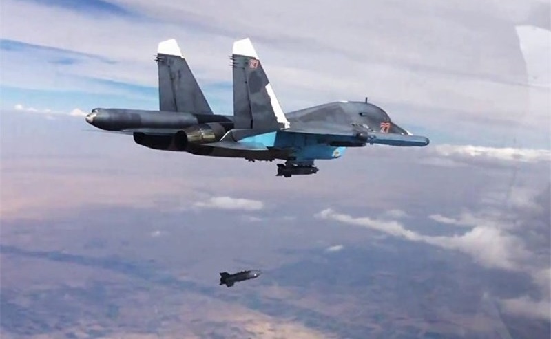 هلاکت 200 تروریست در حمله هوایی روسیه در سوریه