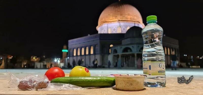 سحرهای ماه مبارک رمضان در کنار مسجدالاقصی