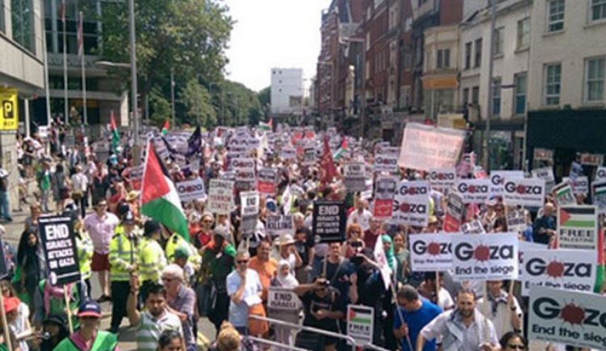 مظاهرات في ألمانيا تنديدا بالاعتداءات "الإسرائيلية" على الفلسطينيين
