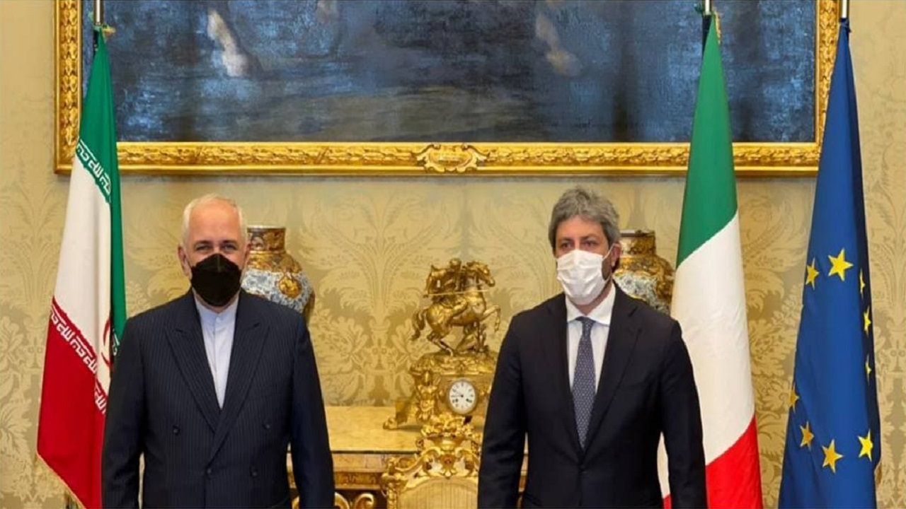 دیدار ظریف با رییس مجلس نمایندگان ایتالیا 