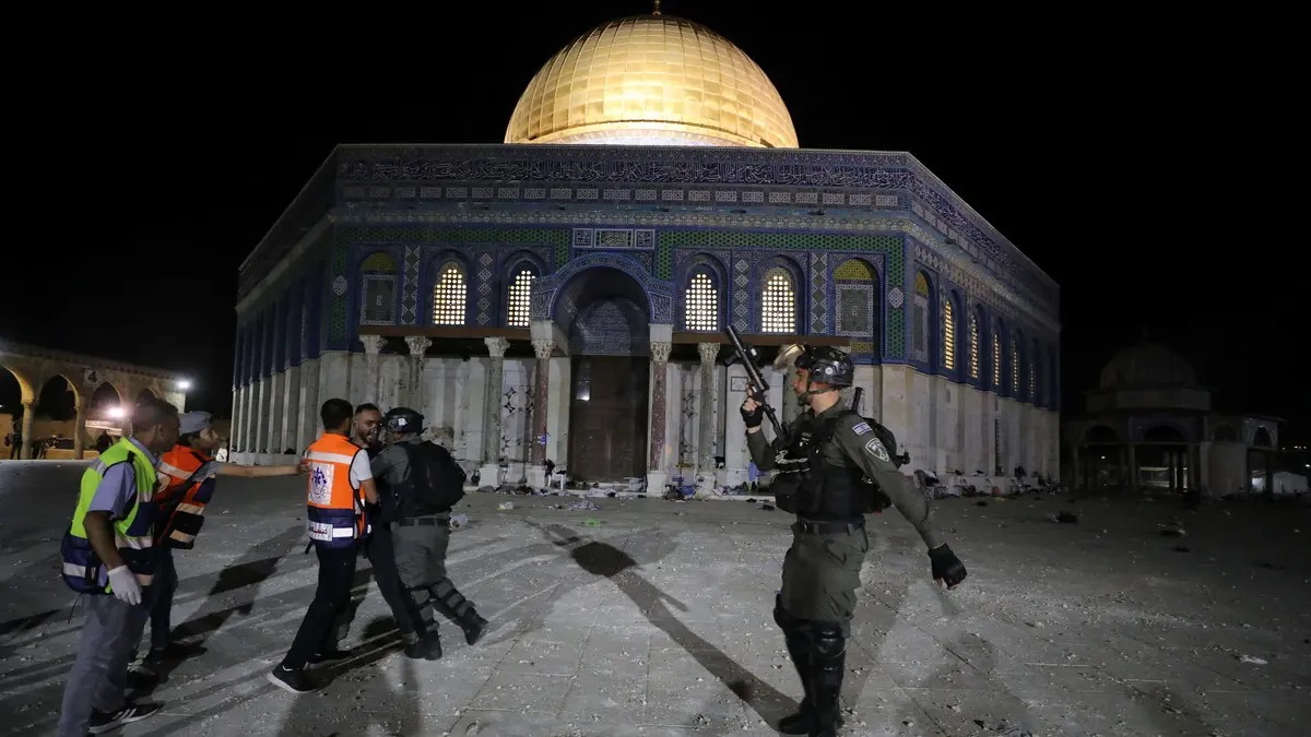 تصعيد صهيوني فلسطيني في المسجد الاقصى و القدس 