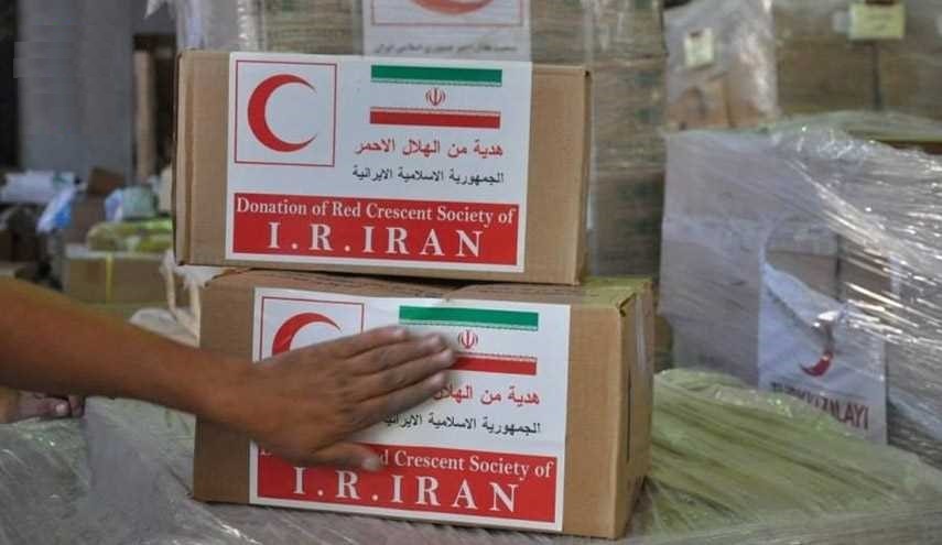 الهلال الأحمر الإيراني سباق في مساعدة المتضررين الفلسطينيين