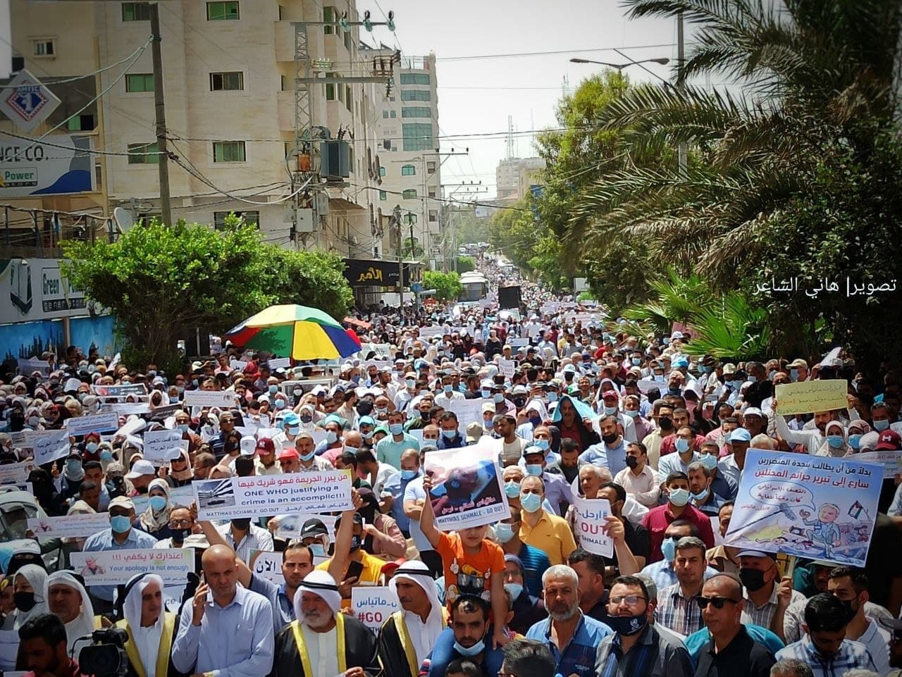 تظاهرات هزاران فلسطینی در غزه و رام الله