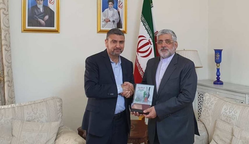 السفير الايراني في تونس يستقبل المتحدث باسم حماس 