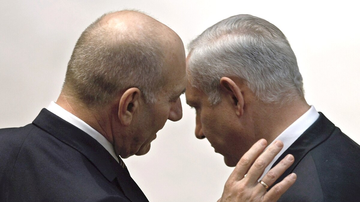 هشدار ایهود اولمرت درباره احتمال تنش‌زایی امنیتی نتانیاهو