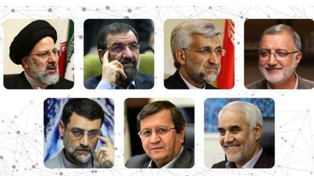 البرامج الدعائية للمرشحين الايرانيين للانتخابات الرئاسية